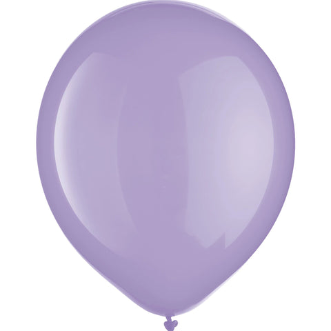 Products 12" Platinum Latex Helium Balloons - Lavender