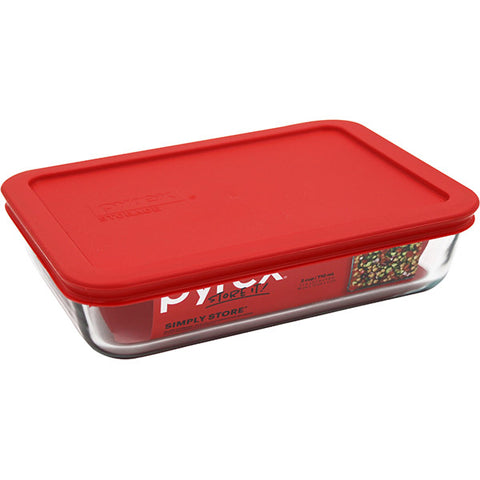 Pyrex Storage Dish with Lid - 3.5 cups