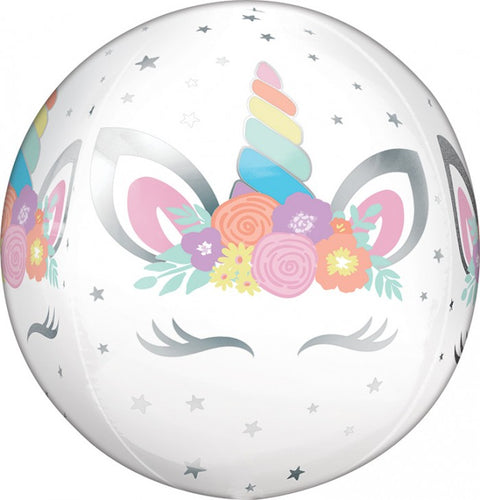 Happy Birthday Orb Helium Balloon - Glitzville 