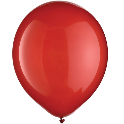 12" Latex Helium Balloons - Apple Red