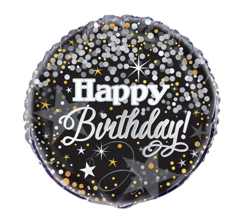 18" Glittering Birthday Foil Balloon