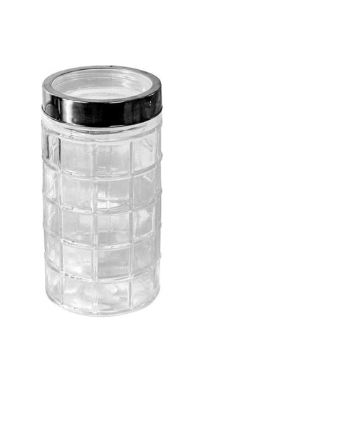 Checkered Canister with See Through Lid 1650ml
