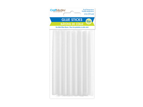 Glue Sticks - 4" Mini x18 - Dual Temp 7mm Thick