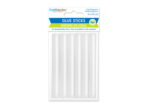 Glue Sticks: 4" Standard x6 Dual Temp 11mm Thick