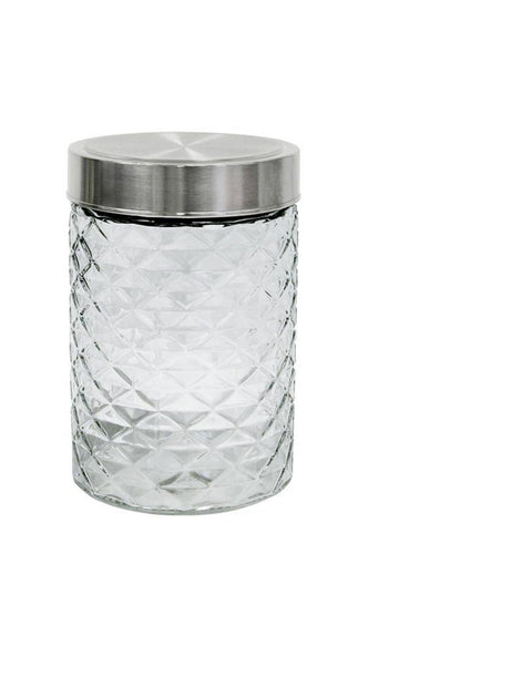 Diamond Cut Canister with Screw Top 1100ml