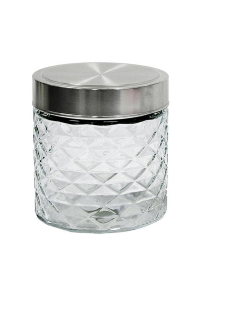 Diamond Cut Canister with Screw Top 700ml