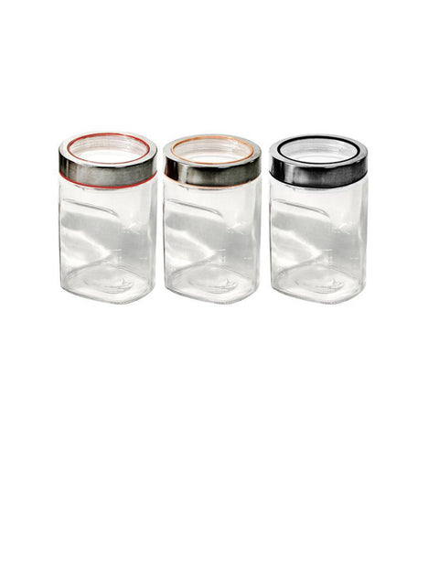 Easy Grip Jar with Color Ring 1.2L 3PK