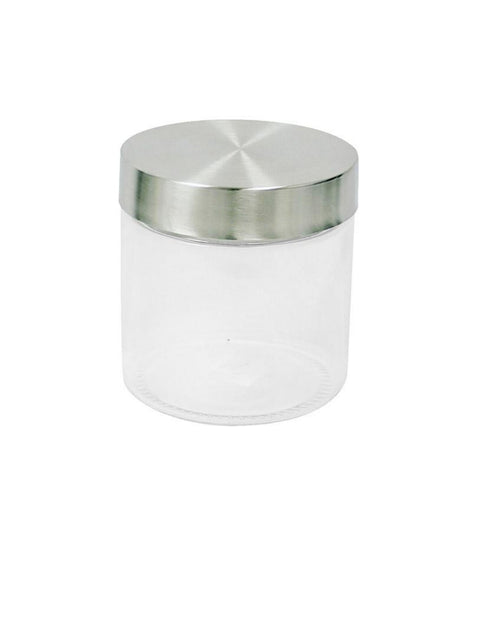 Glass Jar with Stainless Steel Lid 750ml