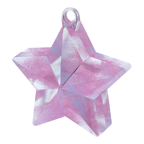 Iridescent Star Helium Balloon Weight