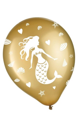 Mermaid Latex Balloons - 12" - Glitzville 