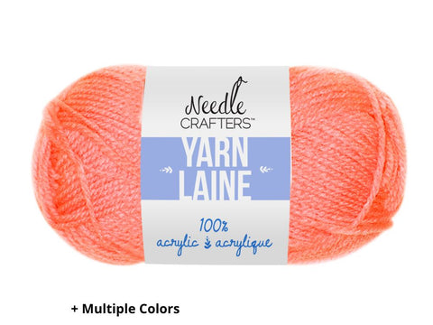 Needlecrafters Acrylic Yarn Standard Ball Dyed-Bright Salmon