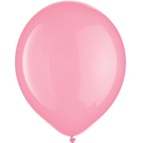 12" Latex Helium Balloons - New Pink