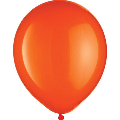 12" Latex Helium Balloons - Orange Peel