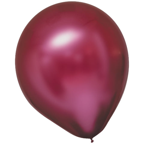 Pomegranate Platinum Helium Balloon