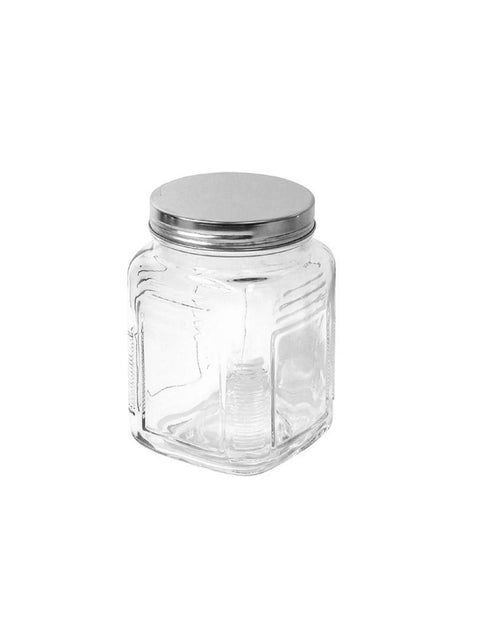 Square Art Canister with Twist Lid 1000ml