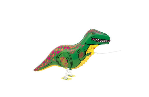 Walking Pet T-Rex Foil Balloon