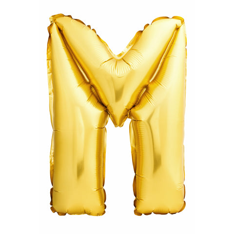 Letter Foil Balloon 34" - Gold - Glitzville 