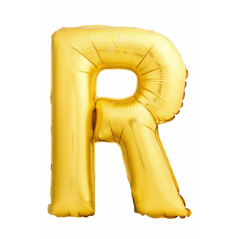 Letter Foil Balloon 34" - Gold - Glitzville 