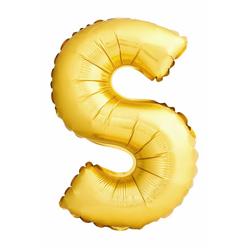 Letter Foil Balloon 34" - Gold - Glitzville 