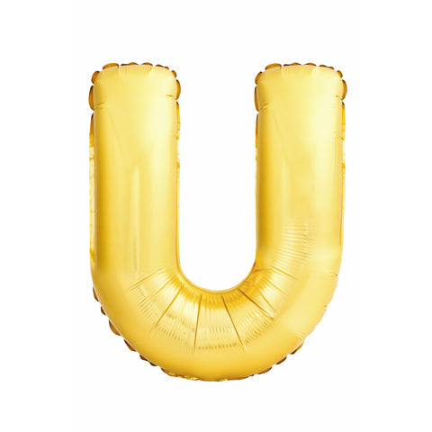 Letter Foil Balloon 34" - Gold - Glitzville 