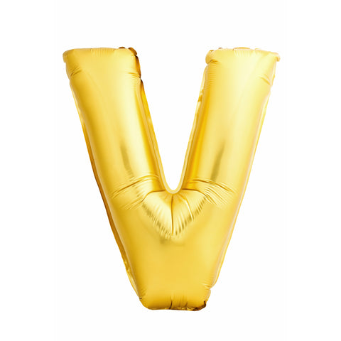 Letter Foil Balloon 34" - Gold - Glitzville 